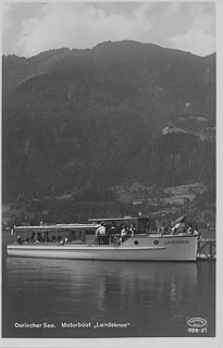 Motorschiff Landskron - Treffen am Ossiacher See - alte historische Fotos Ansichten Bilder Aufnahmen Ansichtskarten 