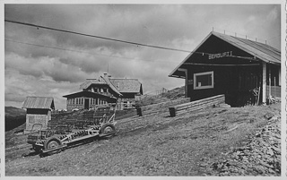 Pöllinger Hütte + Berglift 1 - Treffen am Ossiacher See - alte historische Fotos Ansichten Bilder Aufnahmen Ansichtskarten 
