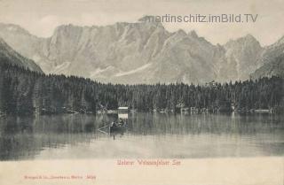 Unterer Weissenfelser See - Fusine in Valromana - Weissenfels - alte historische Fotos Ansichten Bilder Aufnahmen Ansichtskarten 