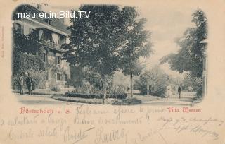 Pörtschach - Villa Werzer - alte historische Fotos Ansichten Bilder Aufnahmen Ansichtskarten 