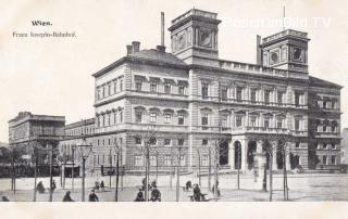Wien Franz Josefs Bahnhof - Wien - alte historische Fotos Ansichten Bilder Aufnahmen Ansichtskarten 