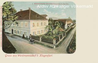 Klagenfurt Waidmannsdorf, Steinbierbrauerei  - alte historische Fotos Ansichten Bilder Aufnahmen Ansichtskarten 