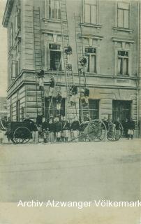 Feuerwehr Villach - Hans-Gasser-Platz - alte historische Fotos Ansichten Bilder Aufnahmen Ansichtskarten 