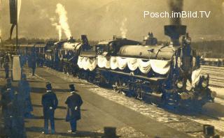 Tauernbahn Südrampe, Eröffnungsfahrt - alte historische Fotos Ansichten Bilder Aufnahmen Ansichtskarten 