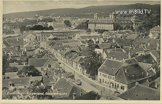 Eisenstadt Gesamtansicht - alte historische Fotos Ansichten Bilder Aufnahmen Ansichtskarten 