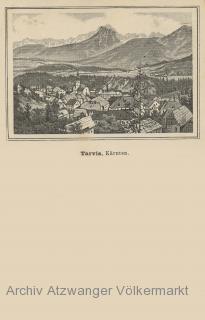 Tarvis, Ortsansicht - Europa - alte historische Fotos Ansichten Bilder Aufnahmen Ansichtskarten 