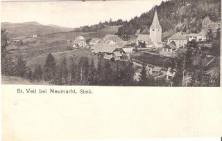 St. Veit in der Gegend bei Neumarkt - Murau - alte historische Fotos Ansichten Bilder Aufnahmen Ansichtskarten 