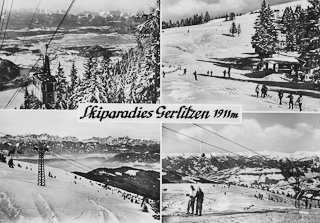 Mehrbildkarte Gerlitzen - Kärnten - alte historische Fotos Ansichten Bilder Aufnahmen Ansichtskarten 