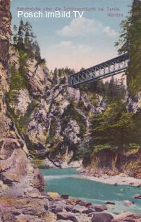 Eisenbahnbrücke über die Schlitzaschlucht - Coccau - alte historische Fotos Ansichten Bilder Aufnahmen Ansichtskarten 