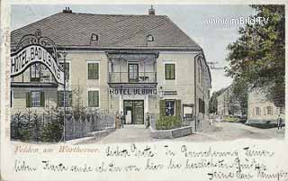 Hotel Ulbing in Velden - Kärnten - alte historische Fotos Ansichten Bilder Aufnahmen Ansichtskarten 