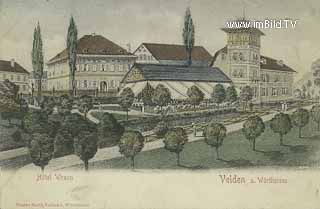 Hotel Wrann - Velden - Kärnten - alte historische Fotos Ansichten Bilder Aufnahmen Ansichtskarten 