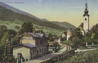 Bahnhof in Tarvis - Tarvis - alte historische Fotos Ansichten Bilder Aufnahmen Ansichtskarten 