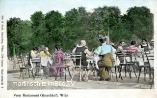 Wien, Restaurant Gänsehäufl - Wien 22.,Donaustadt - alte historische Fotos Ansichten Bilder Aufnahmen Ansichtskarten 