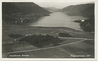 Luftbildaufnahme Annenheim-Moos - Treffen am Ossiacher See - alte historische Fotos Ansichten Bilder Aufnahmen Ansichtskarten 