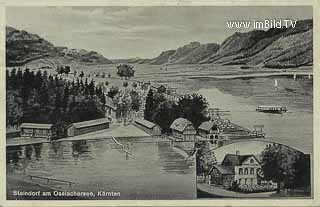 Steindorf - Badeanstalt Laggner - Feldkirchen - alte historische Fotos Ansichten Bilder Aufnahmen Ansichtskarten 