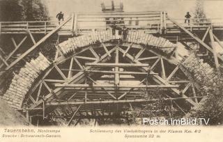 Tauernbahn Nordrampe, km. 8,2 - Sankt Johann im Pongau - alte historische Fotos Ansichten Bilder Aufnahmen Ansichtskarten 