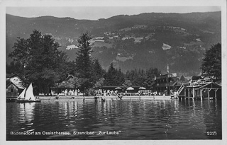 Bodensdorf - Strandbad zur Laube - Feldkirchen - alte historische Fotos Ansichten Bilder Aufnahmen Ansichtskarten 