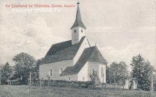 Kapelle beim Gut Hubertushof - Feldkirchen - alte historische Fotos Ansichten Bilder Aufnahmen Ansichtskarten 