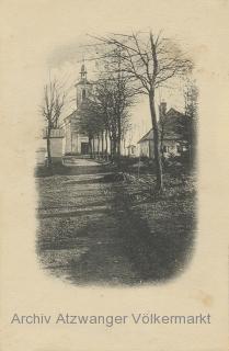 Völkermarkt, Kirche am Kreuzbergl  - Oesterreich - alte historische Fotos Ansichten Bilder Aufnahmen Ansichtskarten 