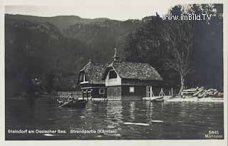 Steindorf - Strandpartie - Feldkirchen - alte historische Fotos Ansichten Bilder Aufnahmen Ansichtskarten 