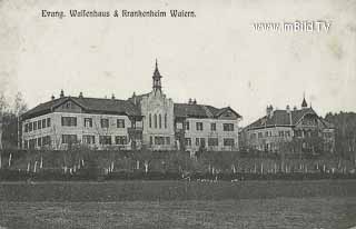 Evangel. Waisenhaus - Waiern - Feldkirchen - alte historische Fotos Ansichten Bilder Aufnahmen Ansichtskarten 