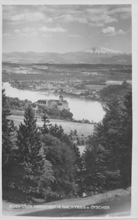 Blick über Persenbeug nach Ybbs - Niederösterreich - alte historische Fotos Ansichten Bilder Aufnahmen Ansichtskarten 