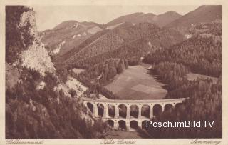 Semmering, Polleroswand und  Kalte Rinne - Niederösterreich - alte historische Fotos Ansichten Bilder Aufnahmen Ansichtskarten 