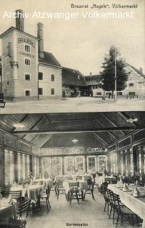 2 Bild Karte - Völkermarkt Bierbrauerei Nagele - Völkermarkt - alte historische Fotos Ansichten Bilder Aufnahmen Ansichtskarten 
