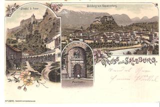 Gruss aus Salzburg - Salzburg(Stadt) - alte historische Fotos Ansichten Bilder Aufnahmen Ansichtskarten 