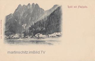 Reibl mit Fünfspitz - Cave del Predil - Raibl - alte historische Fotos Ansichten Bilder Aufnahmen Ansichtskarten 