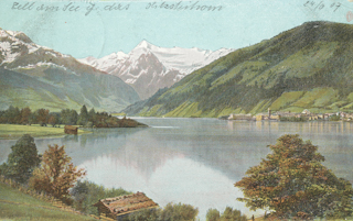 Zell am See mit Kitzsteinhorn - Salzburg - alte historische Fotos Ansichten Bilder Aufnahmen Ansichtskarten 
