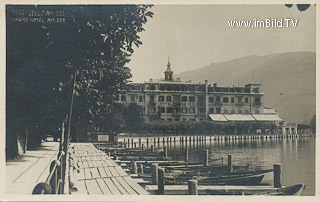 Zell am See - Grandhotel - Salzburg - alte historische Fotos Ansichten Bilder Aufnahmen Ansichtskarten 