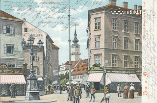 Linz - Taubenmarkt - Linz - alte historische Fotos Ansichten Bilder Aufnahmen Ansichtskarten 