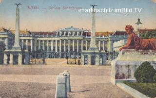 Wien, Schloss Schönbrunn - Wien - alte historische Fotos Ansichten Bilder Aufnahmen Ansichtskarten 
