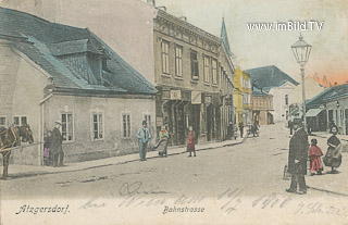 Atzgersdorf - Bahnstrasse - Wien,Liesing - alte historische Fotos Ansichten Bilder Aufnahmen Ansichtskarten 