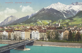 Innsbruck, Innbrück und Hötting - Tirol - alte historische Fotos Ansichten Bilder Aufnahmen Ansichtskarten 