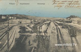 Gleisanlagen Bahnhof Villach - alte historische Fotos Ansichten Bilder Aufnahmen Ansichtskarten 