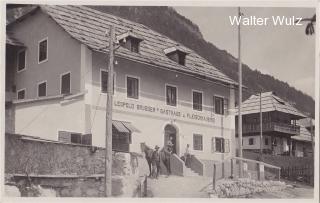 Bleiberg - Leopold Burger's Gasthaus  - Kärnten - alte historische Fotos Ansichten Bilder Aufnahmen Ansichtskarten 