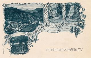 3 Bild Litho Karte - Neumarktl - Slowenien - alte historische Fotos Ansichten Bilder Aufnahmen Ansichtskarten 