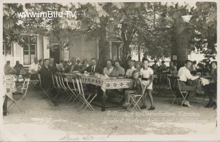 Gastgarten Weneberger - Treffen am Ossiacher See - alte historische Fotos Ansichten Bilder Aufnahmen Ansichtskarten 