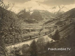 Tauernbahn Nordrampe, Bahnhof Hofgastein - Salzburg - alte historische Fotos Ansichten Bilder Aufnahmen Ansichtskarten 