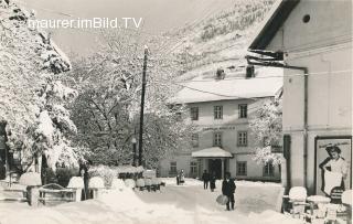 Winter in Steindorf - Gasthaus Nindler - Feld am See - alte historische Fotos Ansichten Bilder Aufnahmen Ansichtskarten 