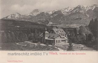 Villach Warmbad Restauration  - alte historische Fotos Ansichten Bilder Aufnahmen Ansichtskarten 