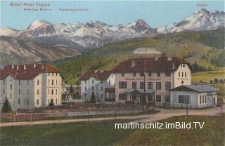 Wocheiner Feistritz, Grand Hotel Triglav - Slowenien - alte historische Fotos Ansichten Bilder Aufnahmen Ansichtskarten 