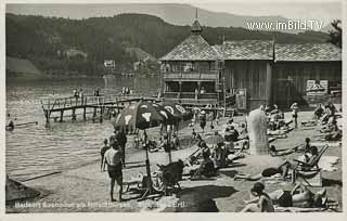 Seeboden - Strandbad - Seeboden - alte historische Fotos Ansichten Bilder Aufnahmen Ansichtskarten 
