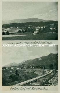 Gödersdorf Ortsansichten - Villach Land - alte historische Fotos Ansichten Bilder Aufnahmen Ansichtskarten 