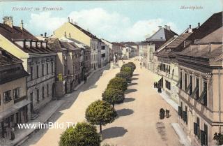 Kirchdorf iml Kremstal - Hauptplatz - Oberösterreich - alte historische Fotos Ansichten Bilder Aufnahmen Ansichtskarten 
