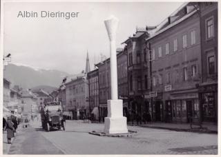 Dreifaltigkeitssäule fertig gestellt - Kärnten - alte historische Fotos Ansichten Bilder Aufnahmen Ansichtskarten 