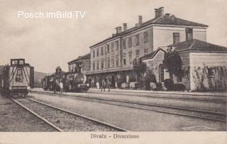 Divaca Bahnhof - Slowenien - alte historische Fotos Ansichten Bilder Aufnahmen Ansichtskarten 