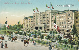 Venedig - Lido - Grand Hotel Bains  - Venetien - alte historische Fotos Ansichten Bilder Aufnahmen Ansichtskarten 